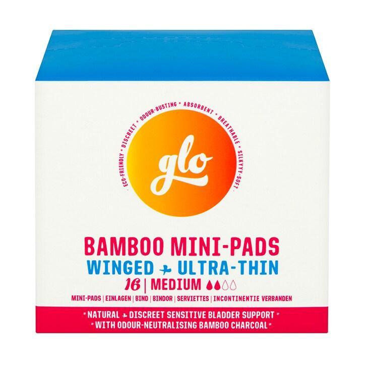 glo Bamboo Mini-Pads for Sensitive Bladder 16 pack - BeesActive Australia