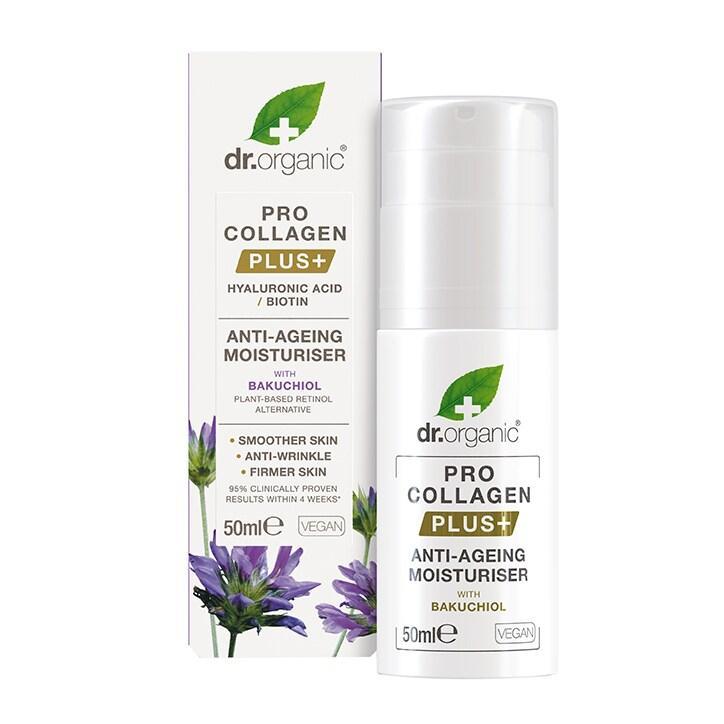 Dr Organic Pro Collagen Plus Bakuchiol Moisturiser - BeesActive Australia