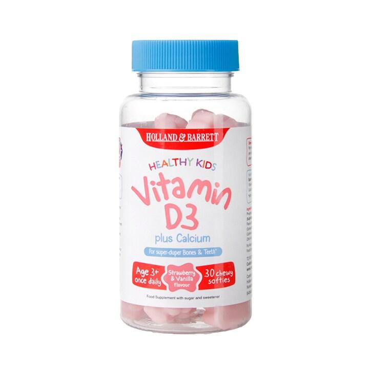 Holland & Barrett Healthy Kids Vitamin D3 30 Chewy Softies - BeesActive Australia