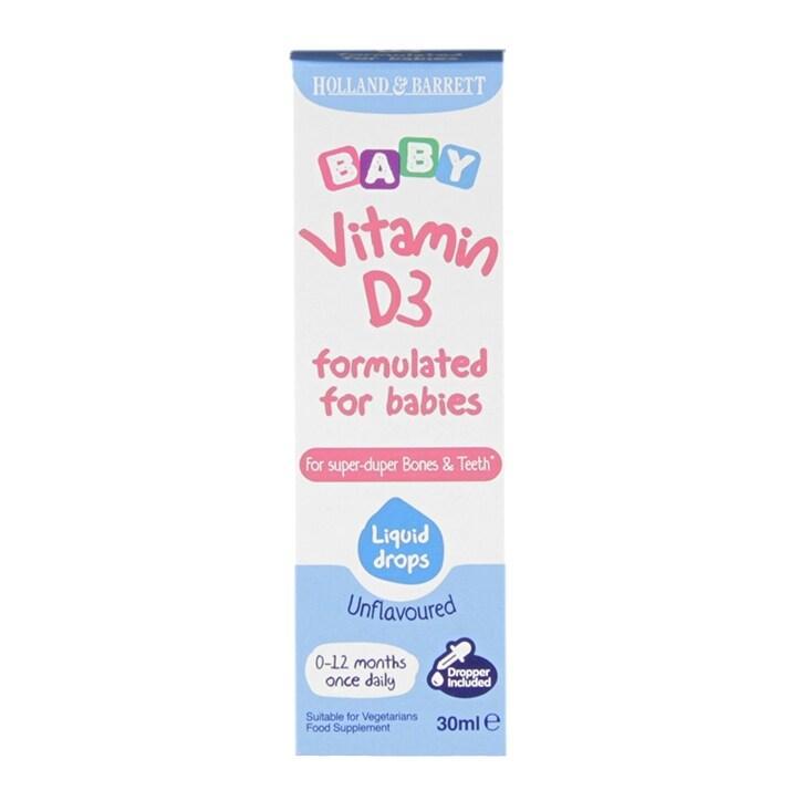 Holland & Barrett Baby Vitamin D3 Drops 30ml - BeesActive Australia