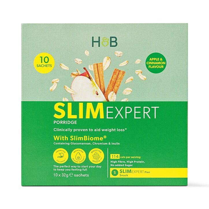 Holland & Barrett SlimExpert Apple Cinnamon Flavour Porridge 10 Sachets - BeesActive Australia