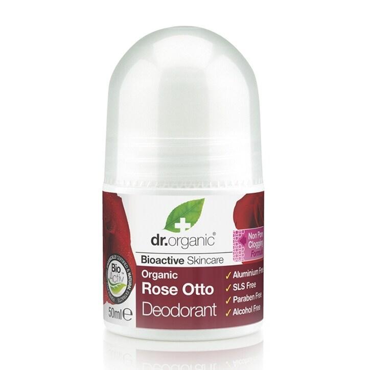Dr Organic Rose Otto Deodorant 50ml - BeesActive Australia