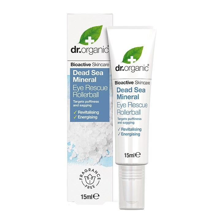 Dr Organic Dead Sea Mineral Eye Rescue Rollerball - BeesActive Australia