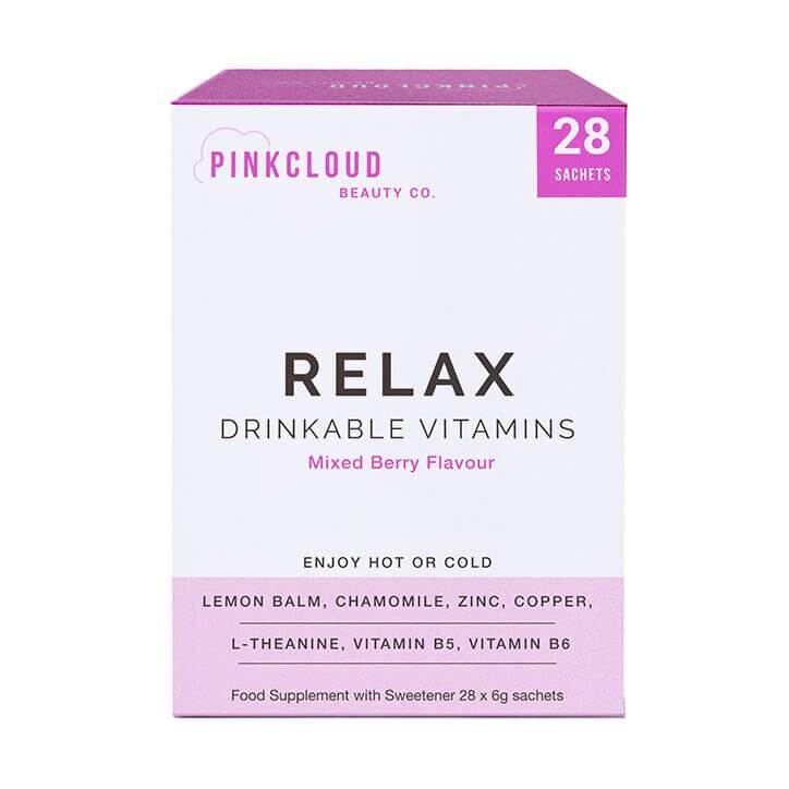 Pink Cloud Relax Drinkable Vitamins Mixed Berry Flavour 28 Sachets - BeesActive Australia