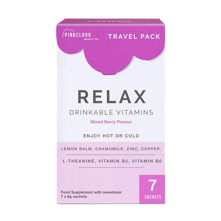 Pink Cloud Relax Drinkable Vitamins Mixed Berry Flavour 7 Sachets - BeesActive Australia