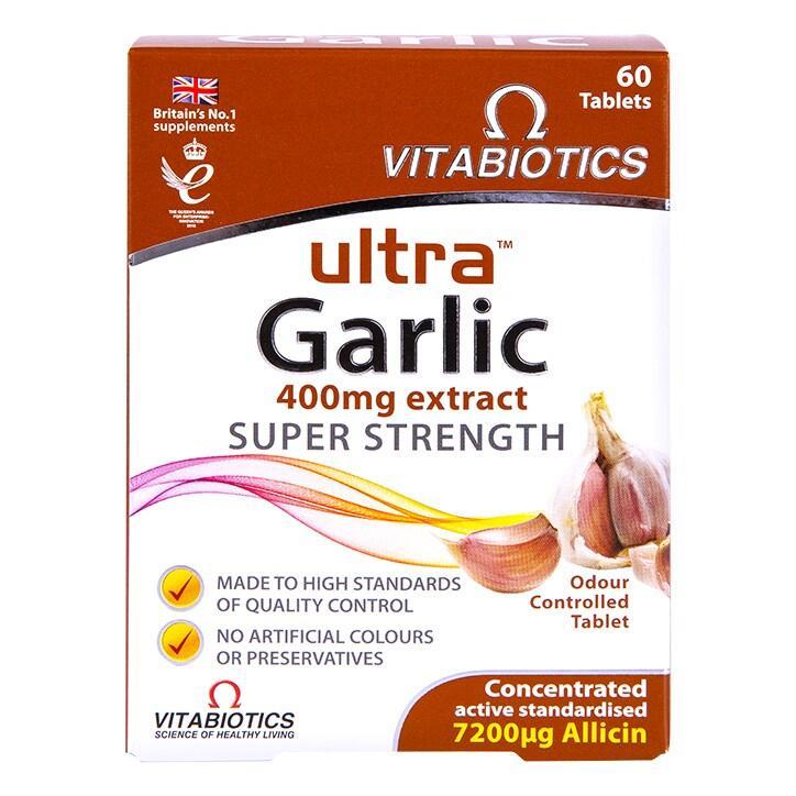 Vitabiotics Ultra Garlic 60 Tablets - BeesActive Australia