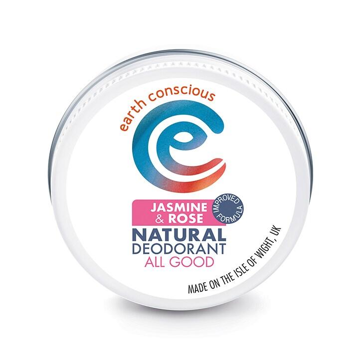 Earth Conscious Natural Deodorant Balm - Jasmine & Rose - BeesActive Australia
