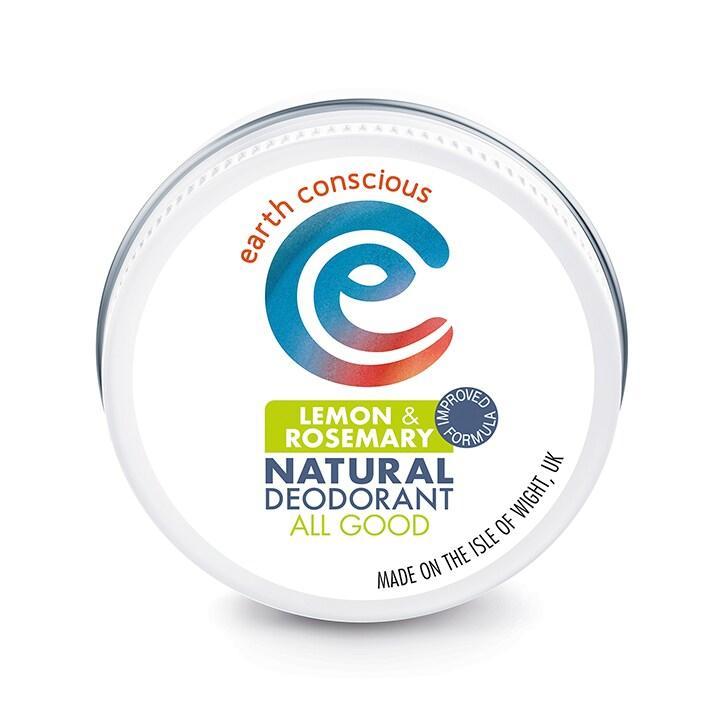 Earth Conscious Natural Deodorant Balm - Lemon & Rosemary - BeesActive Australia