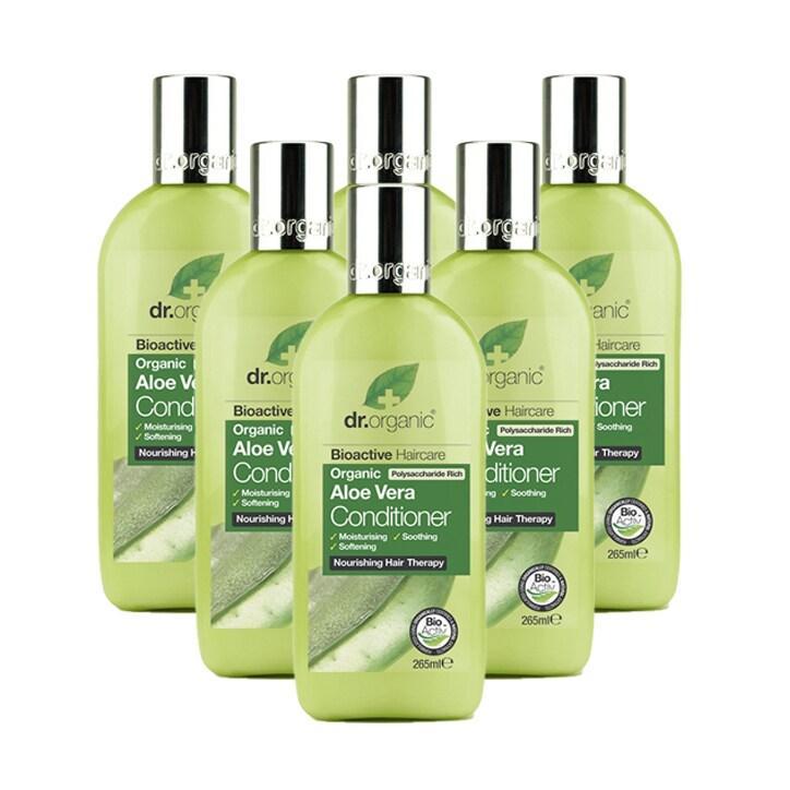 Dr Organic Aloe Vera Conditioner Bundle 6 x 265ml - BeesActive Australia