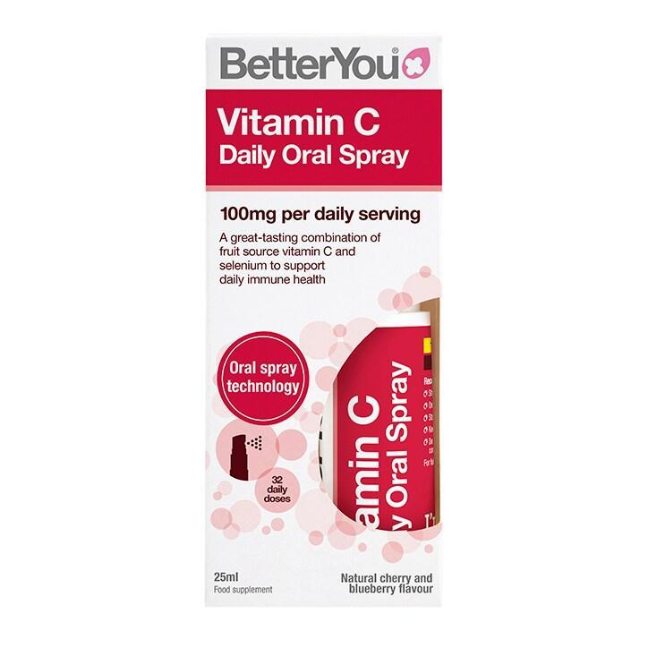 Betteryou Vitamin C Daily Oral Spray Cherry & Blueberry Flavour 25ml - BeesActive Australia