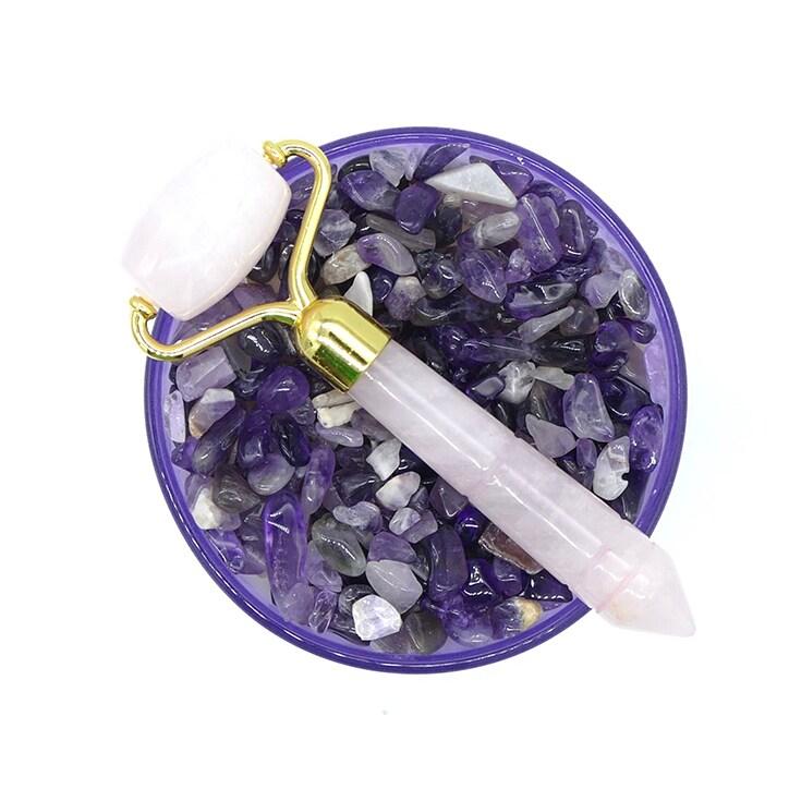 Psychic Sisters Mini Rose Quartz Facial Roller - BeesActive Australia