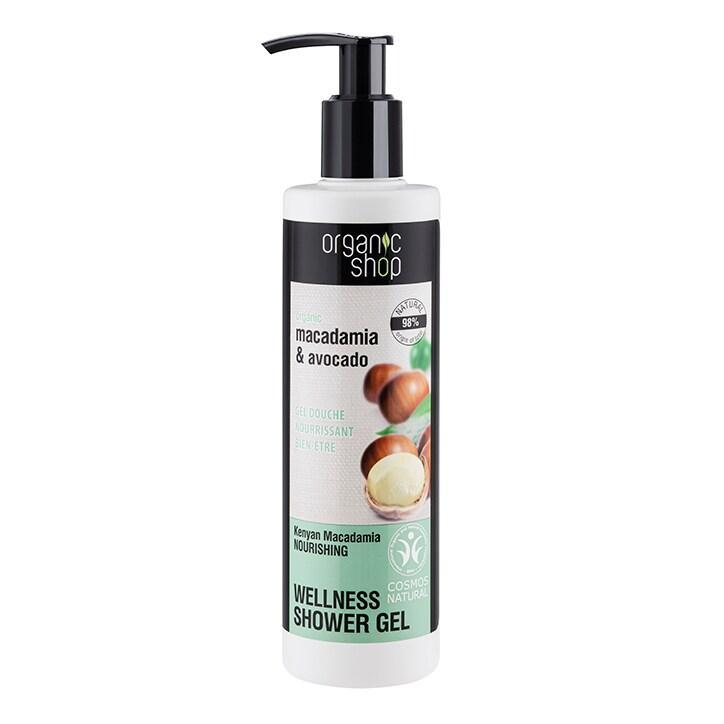 Organic Shop Nourishing Kenyan Macadamia Shower Gel 280ml - BeesActive Australia