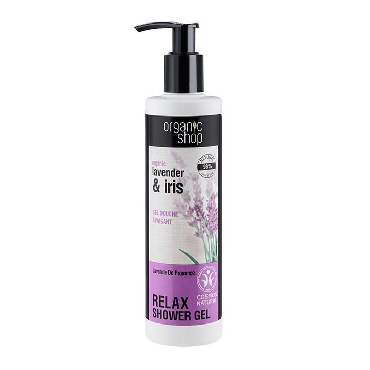 Organic Shop Relax Lavande De Provence Shower Gel 280ml - BeesActive Australia