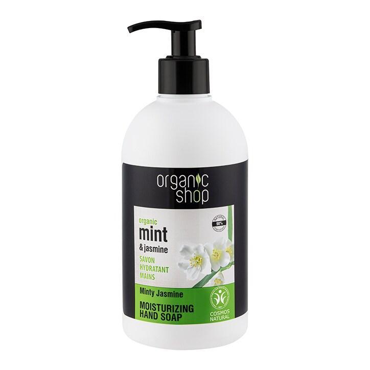 Organic Shop Moisturizing Minty Jasmine Hand Soap 500ml - BeesActive Australia