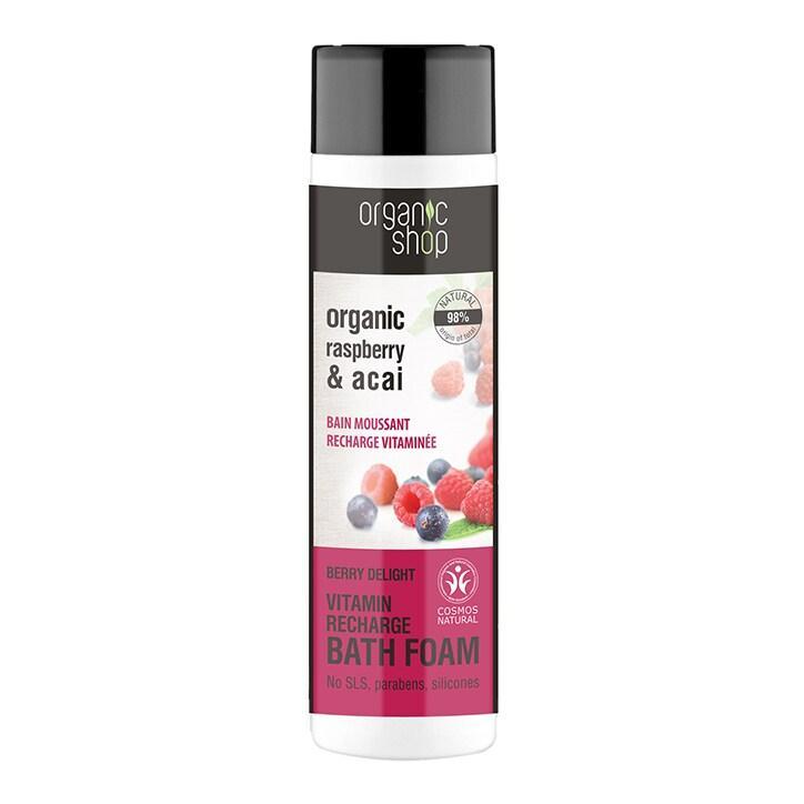 Organic Shop Vitamin Recharge Berry Delight Bath Foam 500ml - BeesActive Australia