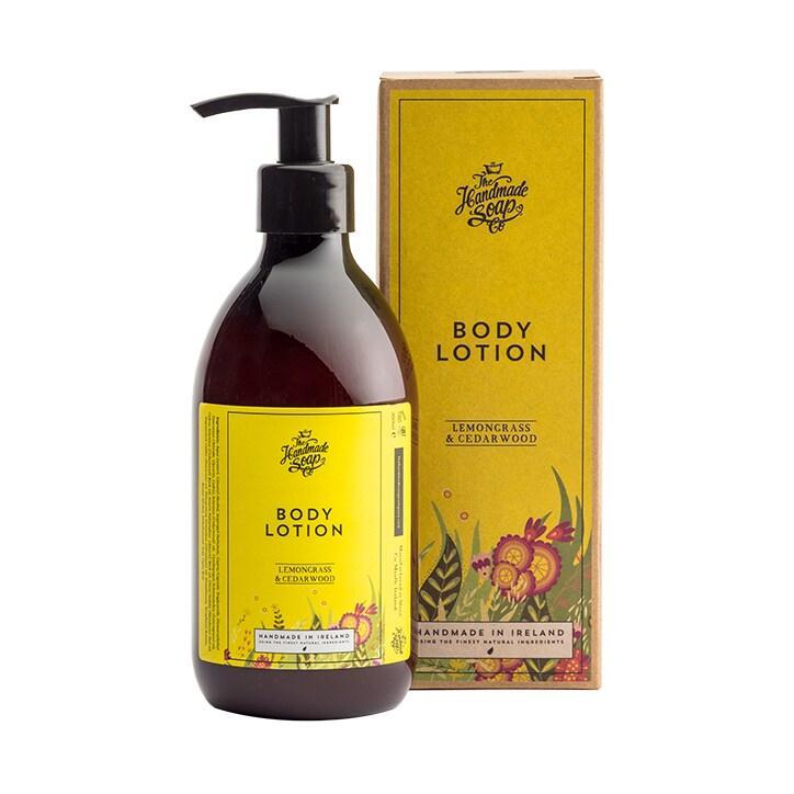 The Handmade Soap Company Lemongrass & Cedarwood Body Lotion 300ml - BeesActive Australia