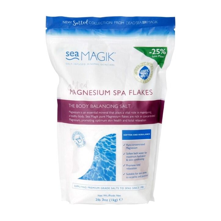 Sea Magik Salted Magnesium Spa Flakes 1Kg - BeesActive Australia