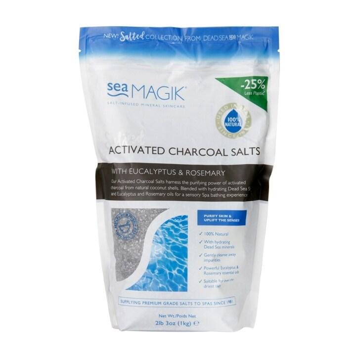 Sea Magik Salted Charcoal Spa Flakes 1Kg - BeesActive Australia