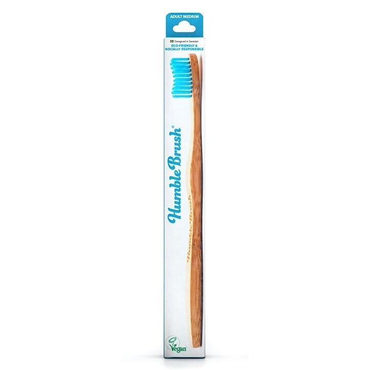 Humble Toothbrush Adult Blue Medium - BeesActive Australia