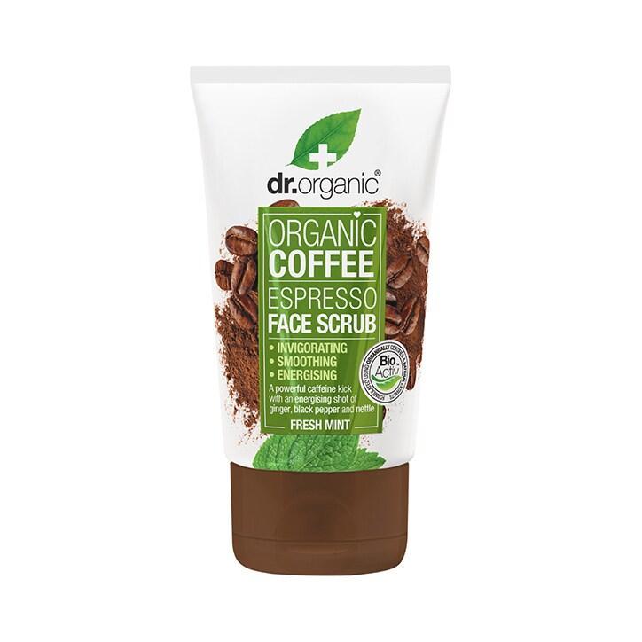 Dr Organic Coffee Mint Face Scrub 125ml - BeesActive Australia