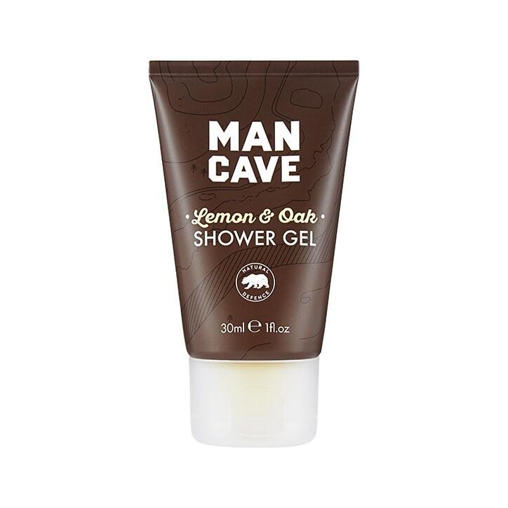 Mancave Lemon & Oak Shower Gel Travel Size 30ml - BeesActive Australia