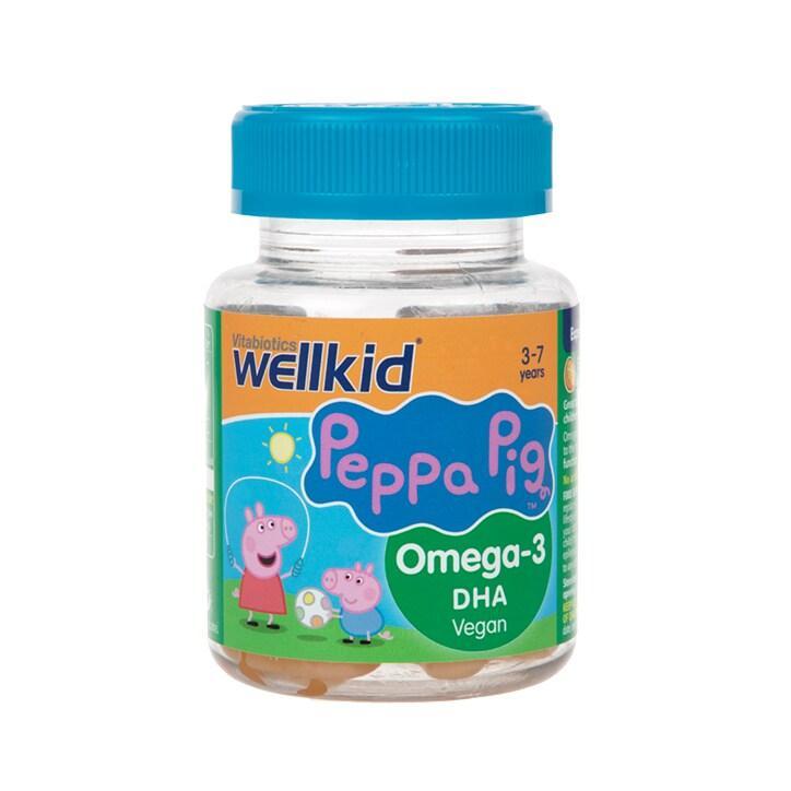 Vitabiotics Wellkid Peppa Pig Omega 3 Orange Flavour 30 Jellies - BeesActive Australia