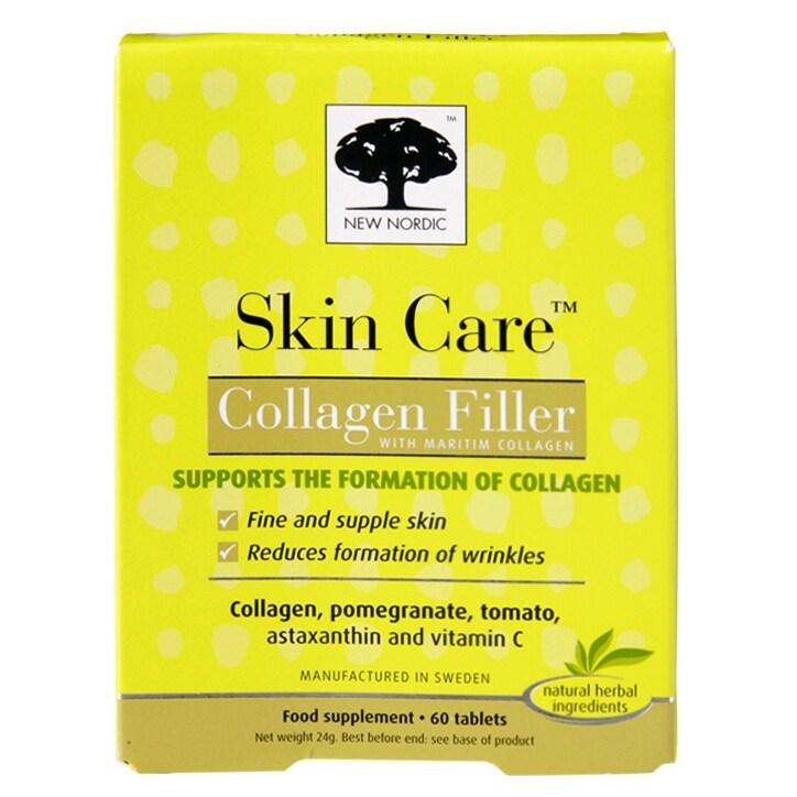 New Nordic Skin Care Collagen Filler 60 Tablets - BeesActive Australia