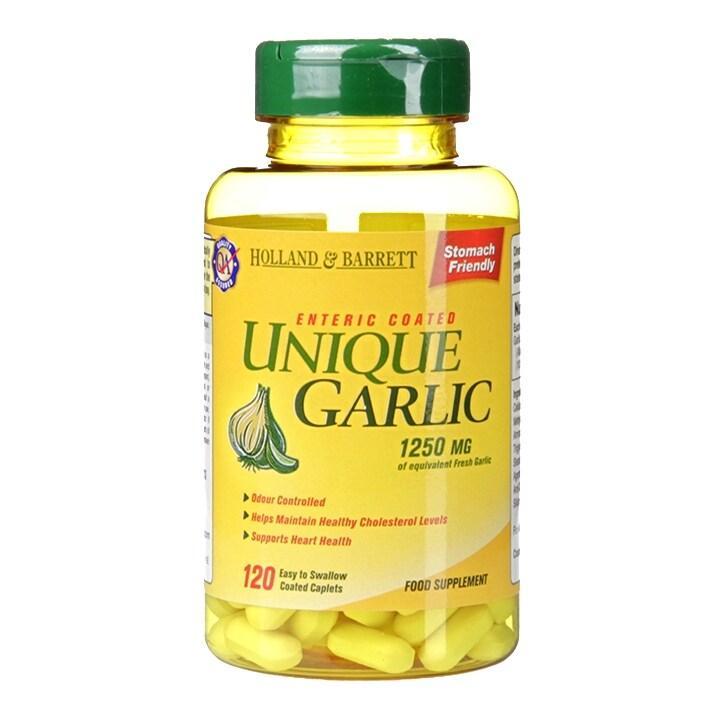 Holland & Barrett Unique Garlic 120 Tablets 1250mg - BeesActive Australia