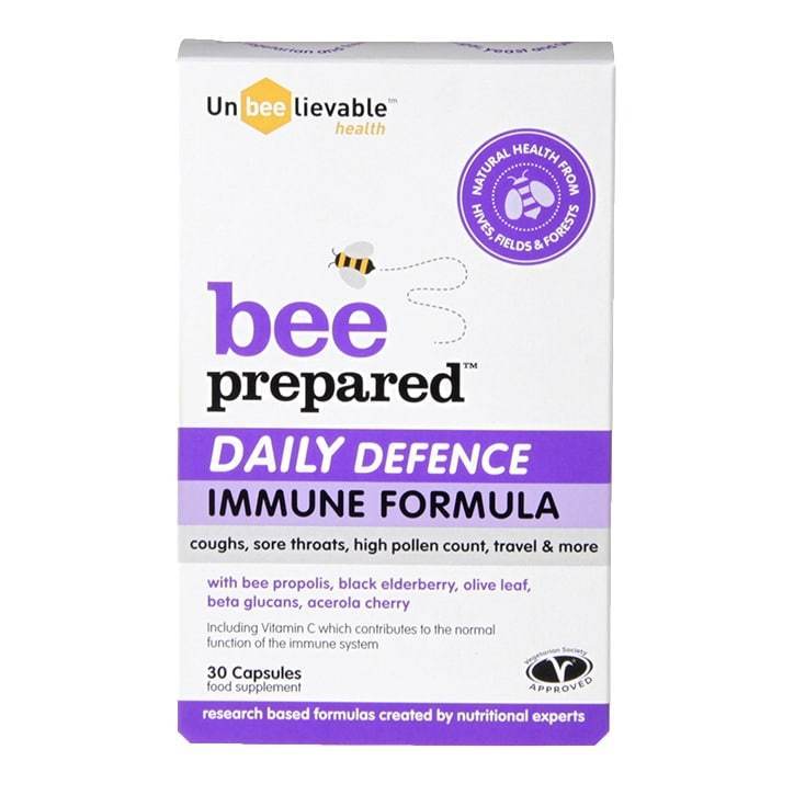 Unbeelievable Health Bee Prepared Daily Defence 30 Capsules - BeesActive Australia