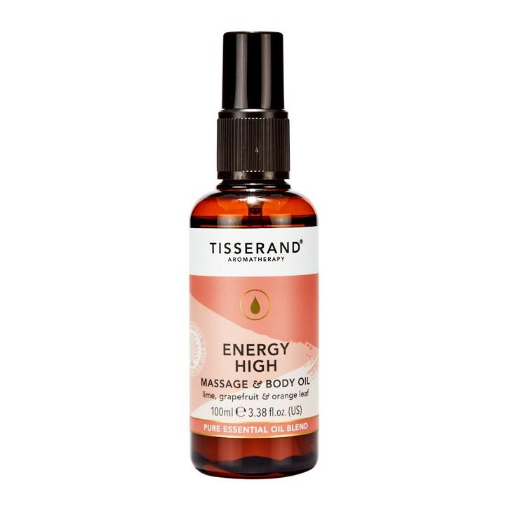 Tisserand Energy High Massage & Body Oil 100ml - BeesActive Australia