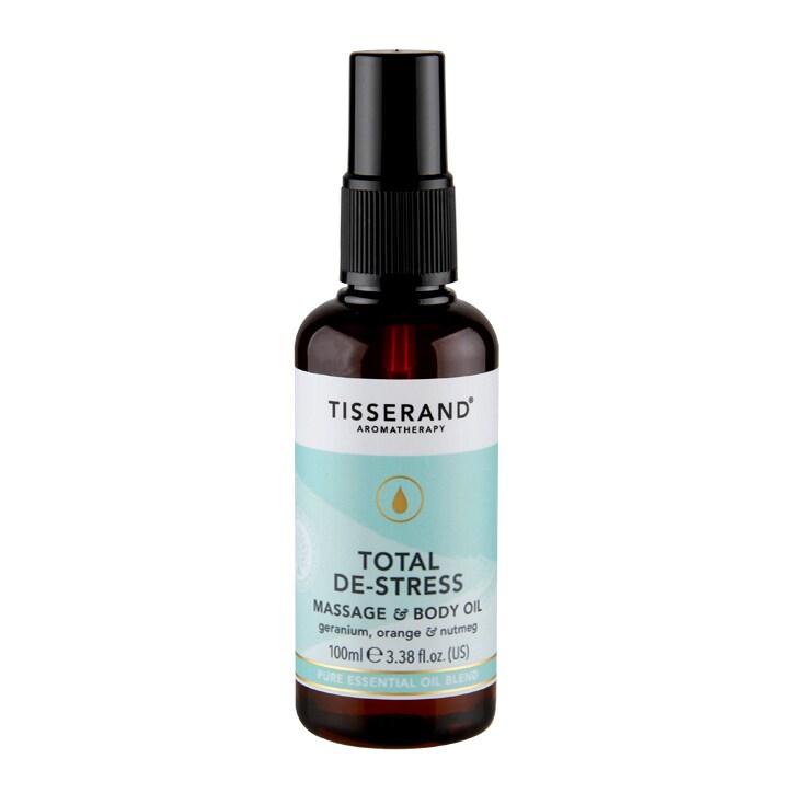 Tisserand Total De-Stress Massage & Body Oil 100ml - BeesActive Australia