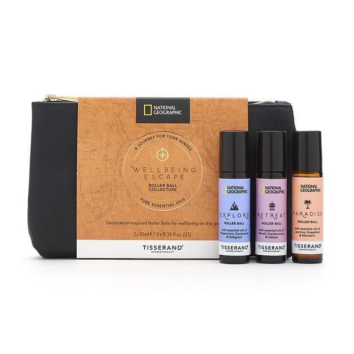 Tisserand National Geographic Wellbeing Escape Roller Ball Collection 3x 10ml - BeesActive Australia