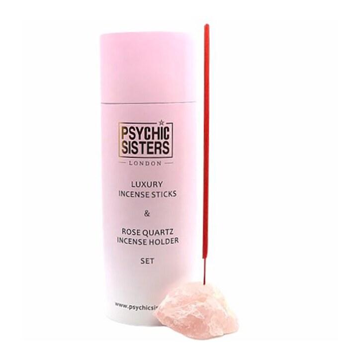 Psychic Sisters Rose Quartz Incense Gift Set - BeesActive Australia