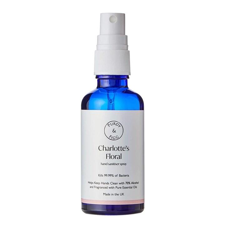 Purdy & Figg Charlotte's Floral Hand Sanitiser Spray 50ml - BeesActive Australia