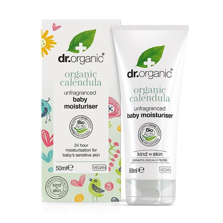 Dr Organic Calendula Baby Moisturiser 50ml - BeesActive Australia