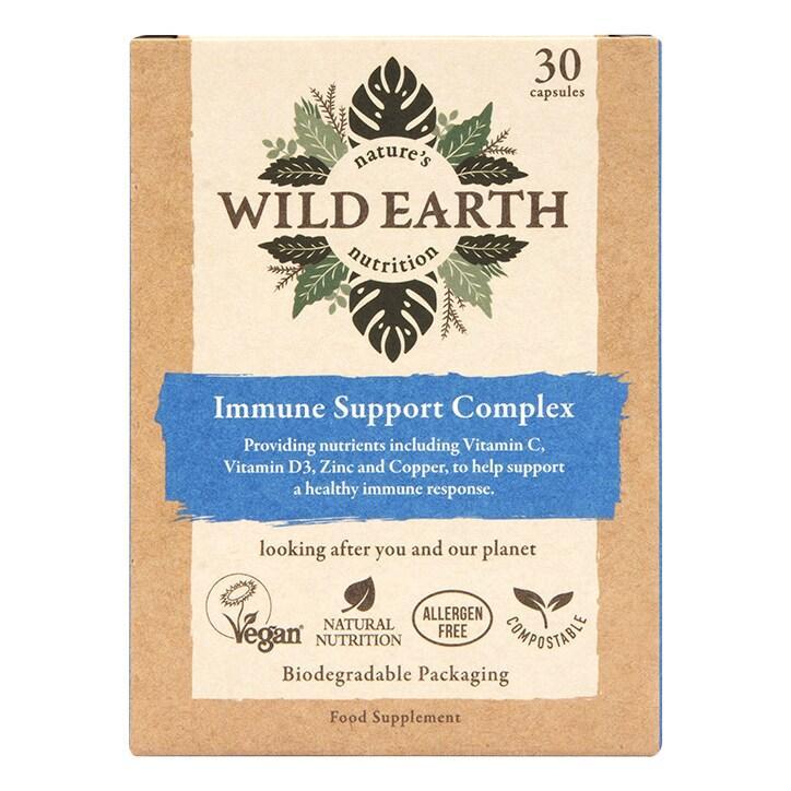 Wild Earth Immune Support Complex 30 Capsules - BeesActive Australia