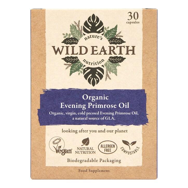 Wild Earth Organic Evening Primrose Oil 30 Capsules - BeesActive Australia