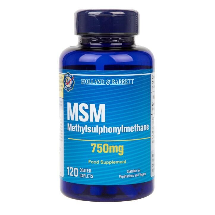 Holland & Barrett MSM 120 Caplets 750mg - BeesActive Australia