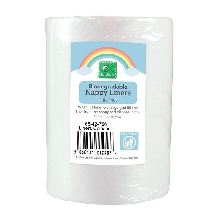 TotsBots Biodegradable Nappy Liners - Roll of 100 - BeesActive Australia