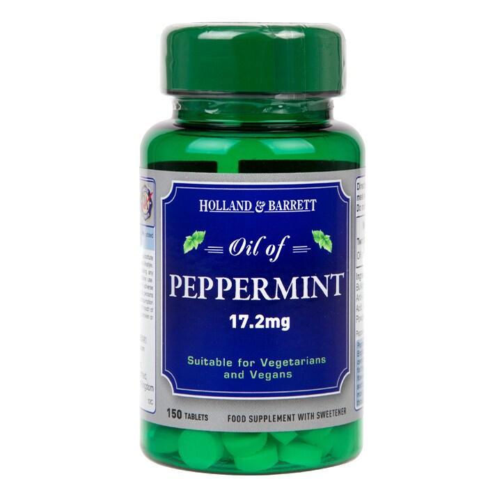 Holland & Barrett Oil of Peppermint 150 Tablets - BeesActive Australia