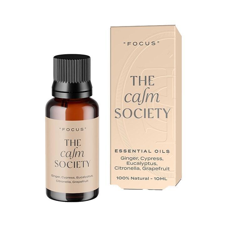 The Calm Society Focus Essential Oil 10ml - BeesActive Australia