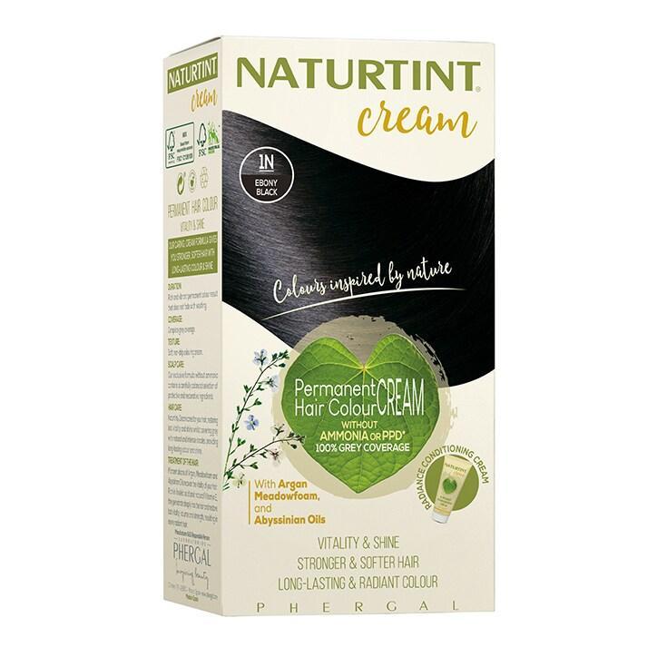 Naturtint Cream 1N Ebony Black 155ml - BeesActive Australia