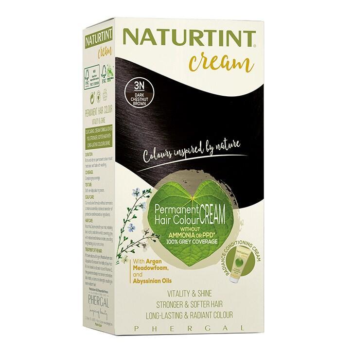Naturtint Cream 3N Dark Chestnut Brown 155ml - BeesActive Australia