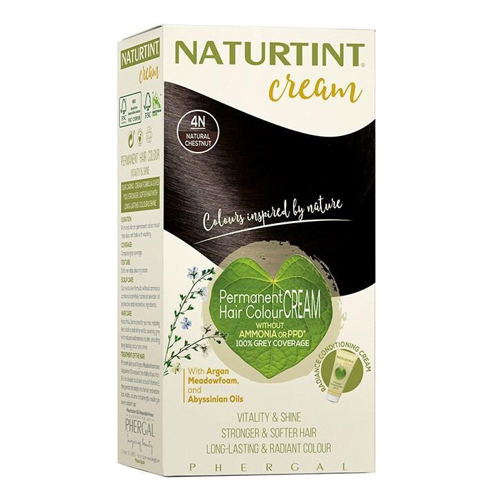Naturtint Cream 4N Natural Chestnut 155ml - BeesActive Australia