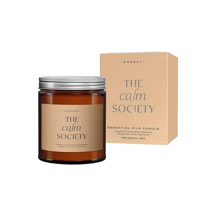 The Calm Society Energy Candle 200g - BeesActive Australia