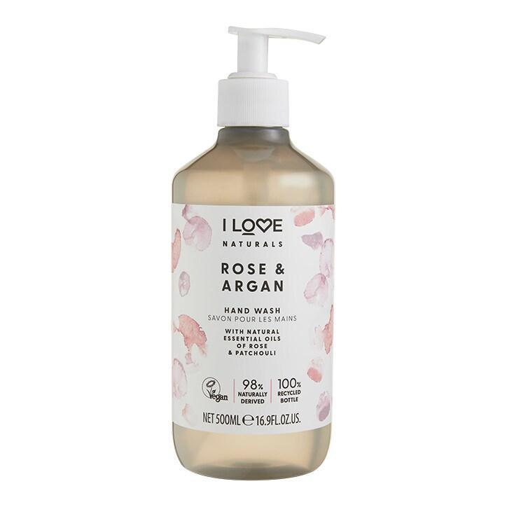 I Love Naturals Rose & Argan Hand Wash 500ml - BeesActive Australia