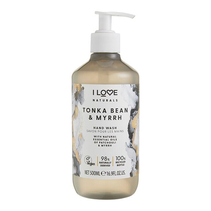 I Love Naturals Hand Wash Tonka Bean & Myrrh 500ml - BeesActive Australia