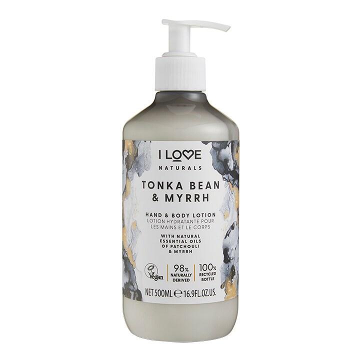 I Love Naturals Tonka Bean & Myrrh Hand & Body Lotion 500ml - BeesActive Australia