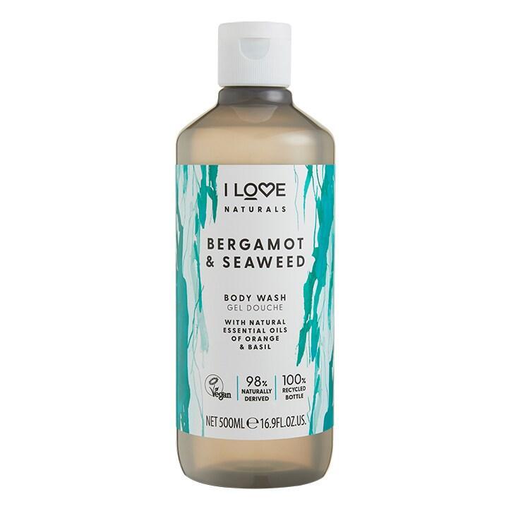 I Love Naturals Bergamot & Seaweed Body Wash 500ml - BeesActive Australia
