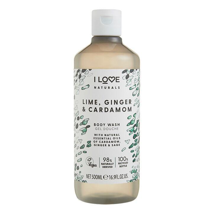 I Love Naturals Lime, Ginger & Cardamon Body Wash 500ml - BeesActive Australia